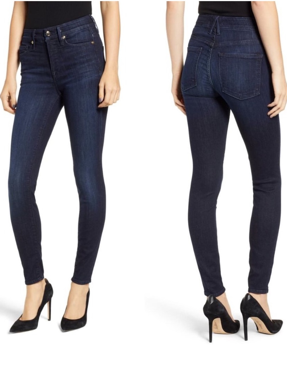Good American Good Legs High Waist Sculpting Skinny Jeans NWT Size 30/10